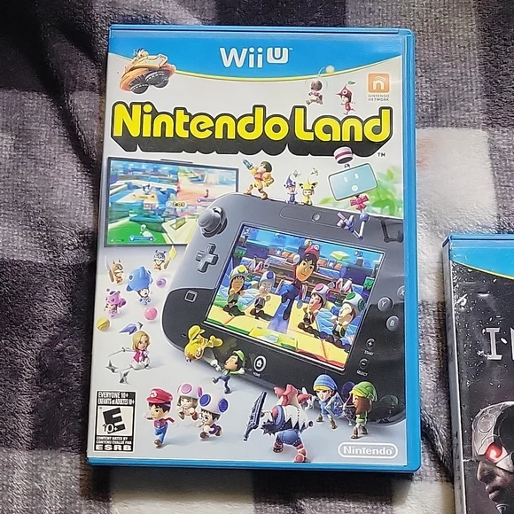 Nintendo Wii U Game Bundle Mario Mariokart DC Injustice Nintendoland Donkey Kong